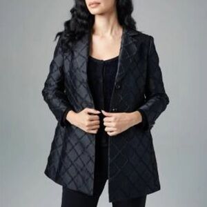 Etceteera Black Quadrant Light Jacket, NWT, 
L-XL(14), Structured